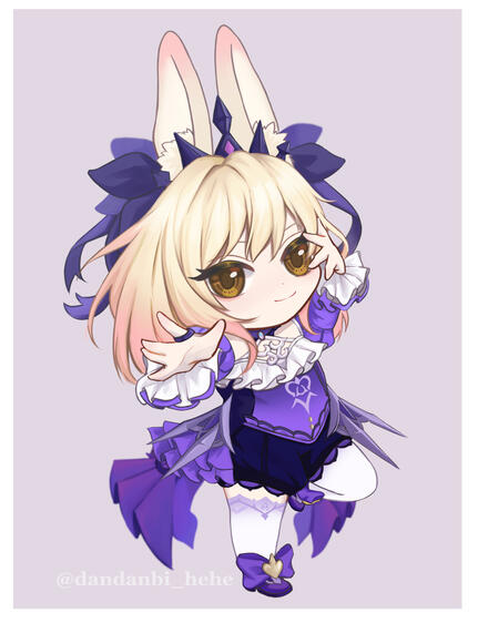 chibi fischl cosplay by dandanbiart